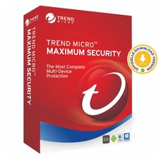 Trend Micro Maximum Security 2025 | 3 Jahre 5 Geräte | Download