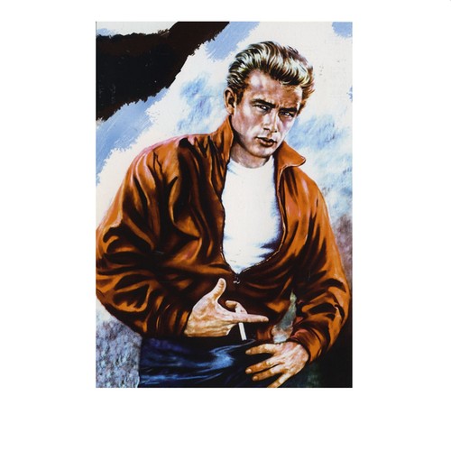 Postkarte james dean painting - postkarte,