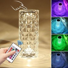 LED Kristall Tischlampe RGB