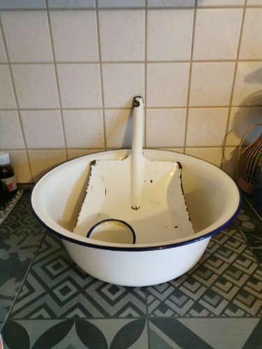 Emaille große schüssel - emaille,