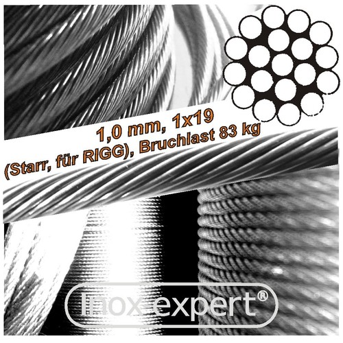 Seil mm 1x19 - mm,