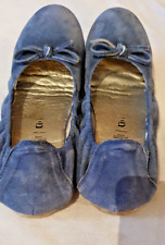 Super fit Ballerina Wildleder GR. 33 blau guter getragener Zustand