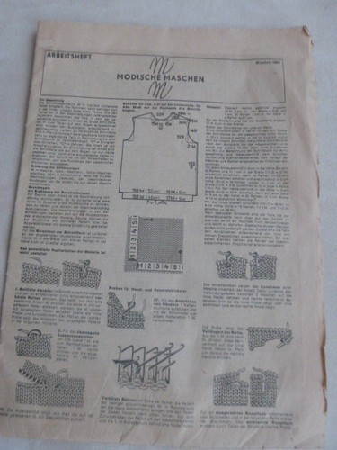 Arbeitsheft strickmuster - arbeitsheft,