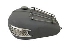 Triumph T120 Bonneville 3,5 Gallonen Grundierung Stahl Benzintank + Hutablage...