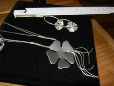 Pilgrim Set Necklace Kette Collier Ohrringe Creolenlook  SAMMLER  RAR Vintage