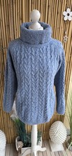 KEY WEST Damen Norweger Strickpullover Wolle Gr.36/38 Zopfmuster Style Paulette 