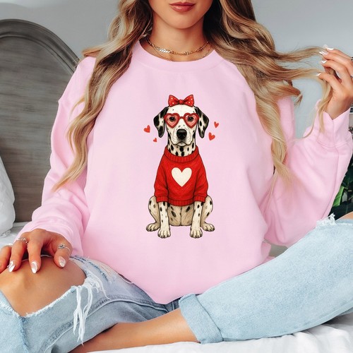 Dalmatiner herzen valentinstag - dalmatiner,