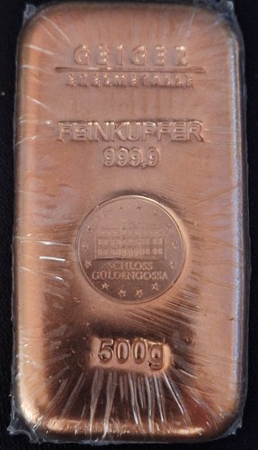 500g kupferbarren feinkupfer - 500g,