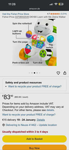 Fisher price learn with - fisher-price,