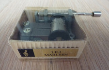 Alte Mini Drehorgel Spieluhr mit Handkurbel Lili Marleen