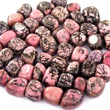 handpolierte Rhodonit