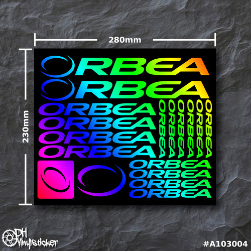 Orbea stickersatz hologramm - orbea,