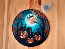 Halloween Burg Kürbis