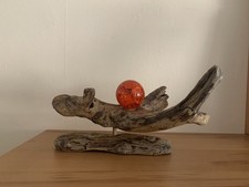 Holzdeko,  Treibholz mit einer