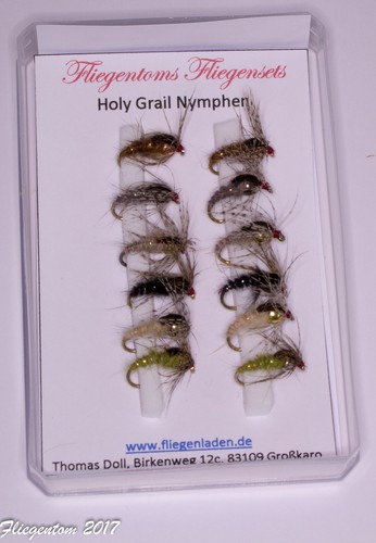 Fliegenset holy grail nymphen - grail,