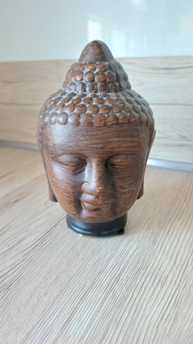 Buddha kopf braun - kopf, kleiner
