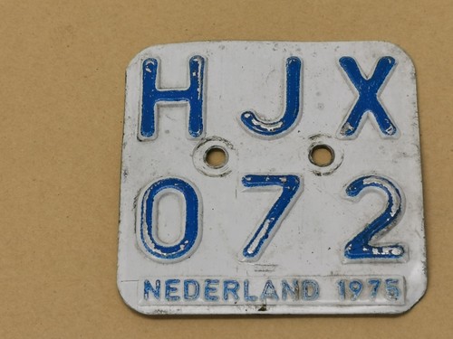 Nummernschild niederlande 1975 - nummernschild,