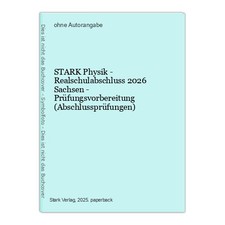 STARK Physik - Realschulabschluss 2026 Sachsen - Prüfungsvorbereitung (Abschluss