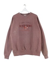 Lee 2001 Super Bowl XXXV Embroidered Sweater Rot XXL Herren