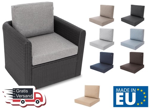 Kissen set für rattan 60x55 - kissen,