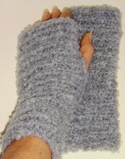 ❤Kuschelig weiche Pulswärmer GRAU❤21 cm❤Armstulpen Wolle SCHEWE Winterdream❤