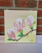 leinwand bilder blumen rosa