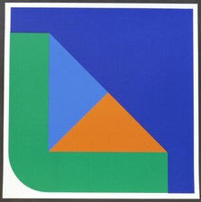 Georg Karl Pfahler  Siebdruck / Serigrafie 1975  " Formativ "
