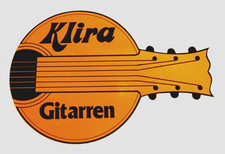 Werbe-Aufkleber Klira Gitarren