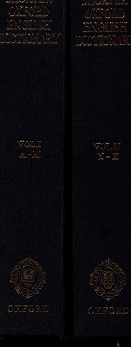 The shorter oxford english - oxford,