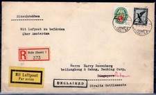 Luftfahrt, Flugpost, deutsche