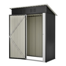 Geräteschuppen Gerätehaus Metall Garten Schuppen mit Pultdach Schuppen