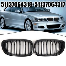 F??r BMW E46 Sto?stange vorne Lufteinlassgitter Set OEM Nummern 51137064318