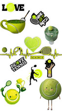 Tennis Tennisball Platz Essbar