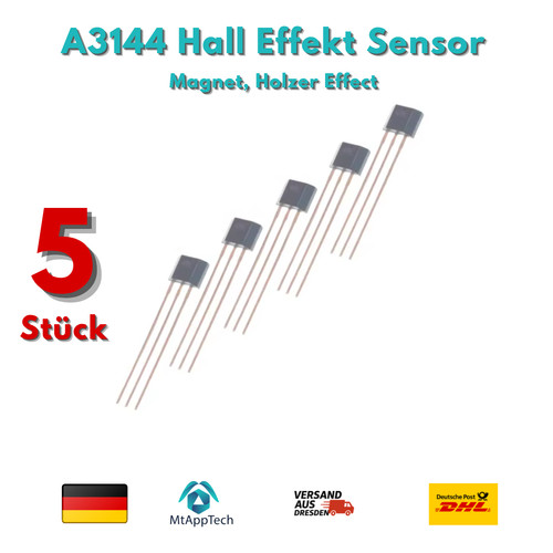 Hall effekt sensor a3144 - sensor, |