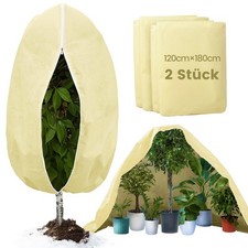2x 120cm x 180cm Wintervlies Pflanzen Schutzhaube Frostschutz Winterschutz Vlies
