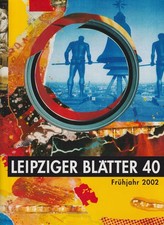 Leipziger Blätter. Heft 40