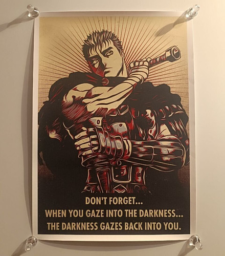 Berserk anime bild poster - berserk,
