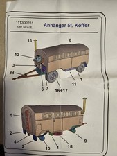 Arsenal M   1:87  Anhänger 5t. Koffer Resin Bausatz 