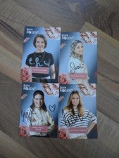 ** 4 Autogrammkarten   **  Rote Rosen   **   LOOK     ** sign **