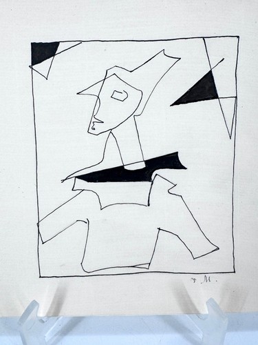 Grafik tuschezeichnung narr - grafik,