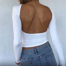 Sexy langärmliges Slim Fit