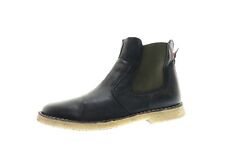 Grünbein Herren Schuhe Chelsea Stiefeletten Boots Gr. 44 Schwarz Leder