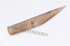 POLIERSTEIN, Achatpolierer,  massiver Achat 10cm Spitze in Messerform, Nagelneu!