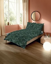 Kaeppel Fein-Biber Bettwäsche Set 2-tlg., Dessin Dream Allover, Farbe grün