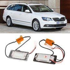 Passt für Skoda Superb II Kombi 3T5 Bj. ab 06.2013- LED Kennzeichenbeleuchtung