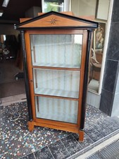 Biedermeier Vitrine Bücherschrank Kirsche90x40cm 176cm hoch frei haus geliefert