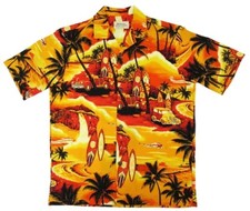 Aloha-Shirt (Hawaii-Hemd) - 100% Made in Hawaii - 100% Baumwolle - Größe "XL"