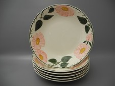 Villeroy & Boch 6 Suppenteller WILDROSE Blumendekor tiefe Teller