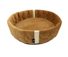 Lammfellbett rund 45 cm Samt