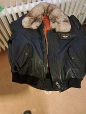 redskins lederjacke l schwarz